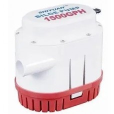 Помпа трюмная автоматическая 1500GPH WW-1500A 95 л/мин 12V для лодки и катера влагозащита IP68 компактная