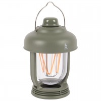 Фонарь для кемпинга Bo-Camp Dekalb Тёплый LED Перезаряжаемый 250 Лумен Зелёный 4 режима аккумулятор винтажный