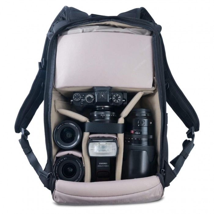 Рюкзак Вангард VEO GO 46M Чорний для DSLR та CSC камер 13 л з захистом від дощу анатомічний