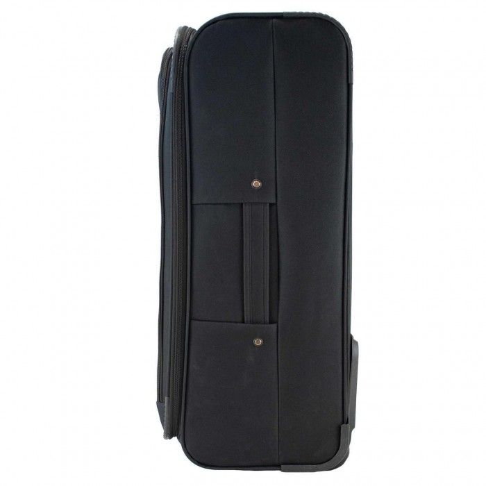 Чемодан Semi Line 22" M Черный T5601-2 полиэстер 600D 52 л для поездок с защитой колес