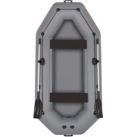 Колібрі К-300СТ (Kolibri K-300CT) темно-сірий надувний гребенський човен + слоінь-килимок