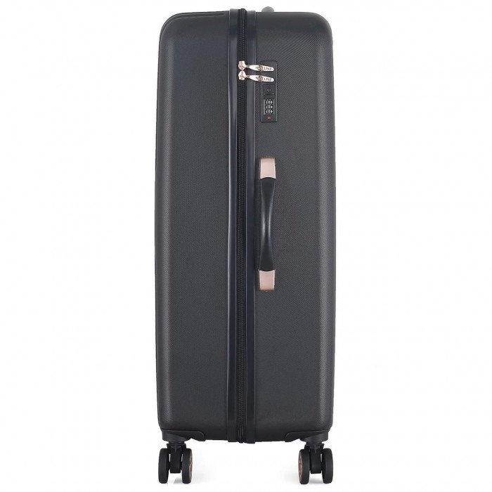 Чемодан Semi Line 28" L Черный T5787-3 жесткий 104 л ABS-пластик 4 вращающихся колеса кодовый замок
