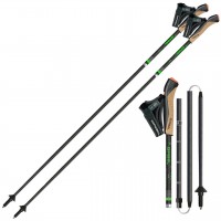 Палки для скандинавської ходьби Gabel FLD Carbon 115 см ультралегкі складані карбонові з кріпленнями і