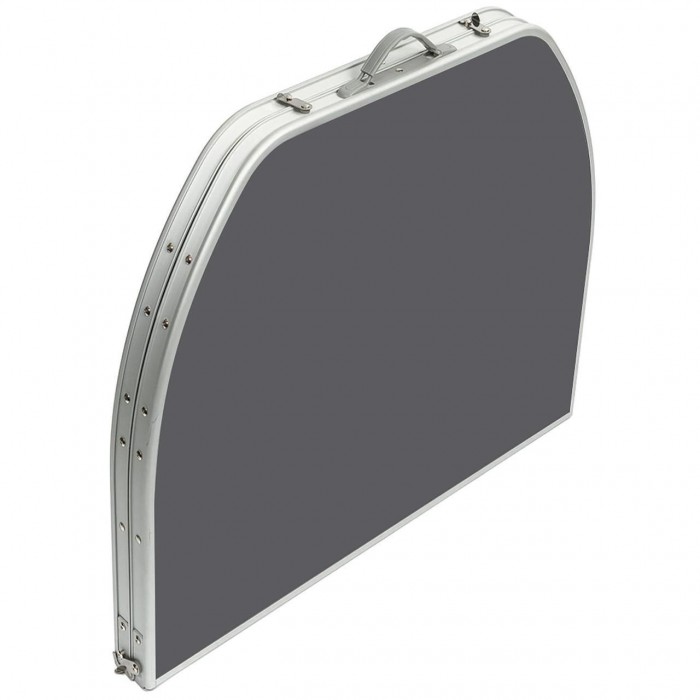 Стол Bo-Camp Case 120x80 см алюминиевый серый для кемпинга с регулируемой высотой 36/70 см компактный