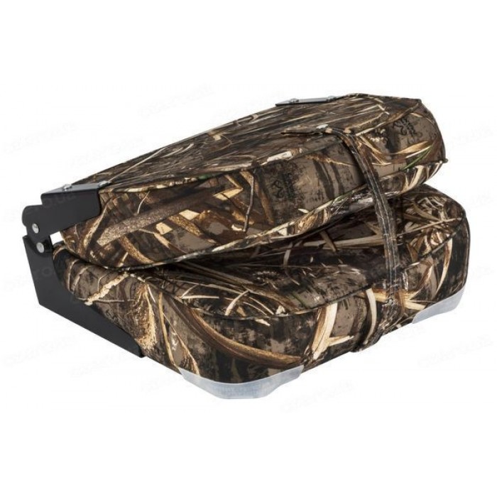 Сидіння для човна, катера та яхти Low Back Bucket камуфляж REALTREE MAX 5 складне, пластикове, поліестер