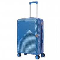 Чемодан Semi Line 24" M Синий T5727-2 с кодовым замком 67 л ABS-пластик 4 колеса с лёгкой телескопической руч