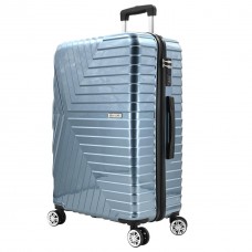 Чемодан Semi Line 24" M Синий T5764-2 - жесткий поликарбонат/ABS, объем 64 л, кодовый замок, 4 колеса
