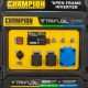 Генератор інверторний тритепливний 9 кВт Champion C9000BT TriFuel відкритого типу