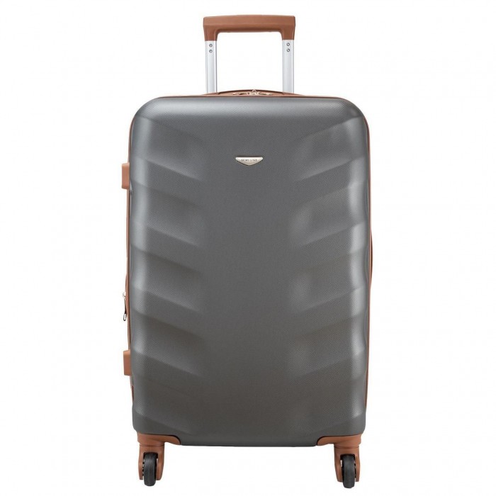 Чемодан Semi Line 28" L Графіт T5707-3 102 л ABS-пластик 4 колеса з кодовим замком та розширенням на 15%