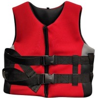 Жилет страхувальний 2XL 115-125 кг неопрен червоно/чорний Sunfine для плавання з плавучістю 7.5 кг
