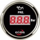 Цифровой датчик температуры масла ECMS PET2-BS-10-150 черный 55 мм подсветка оранжевая рабочее напряжение