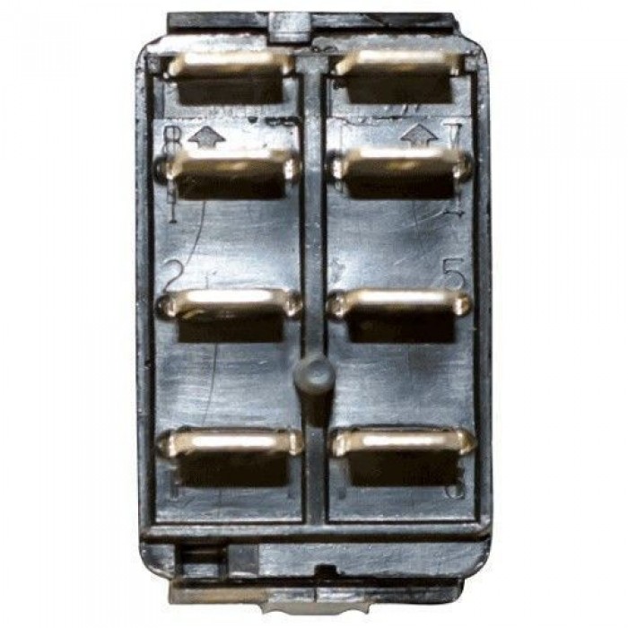 Вимикач клавішний CARLING SWITCH Contura II IP56 ON-OFF-ON 4-клемний вологозахищений 20А 50000 циклів