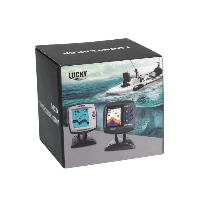 Эхолот Lucky FISH FINDER FF 918 S-180W проводной беспроводной датчик для лодки портативный