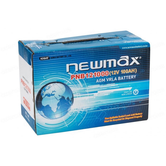 Акумулятор AGM Newmax Корея 100 Ah 12 V для човнових електромоторів 100Ah PNB121000 agm