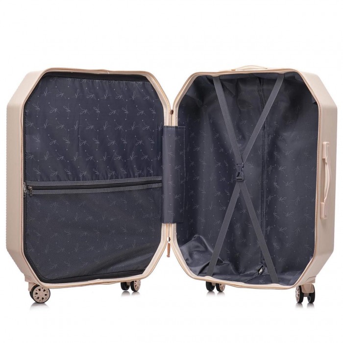 Чемодан Semi Line 28" L Ercu T5820-5 жесткий ABS корпус 94 л кодовый замок 4 колеса удобные