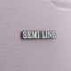 Чемодан Semi Line 24" M Світло-рожевий T5793-2 Поліпропілен 4 колеса Кодовий замок 63 л Легкий для подорожей