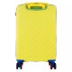 Чемодан Semi Line 20" S Жовтий T5801-1 з кодовим замком, 4 колеса, ABS-пластик, ручна поклажа, 42 л