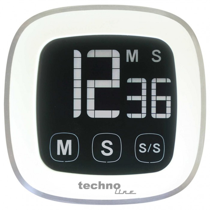 Кухонный таймер Technoline KT400 Магнитный Сенсорный Белый KT400