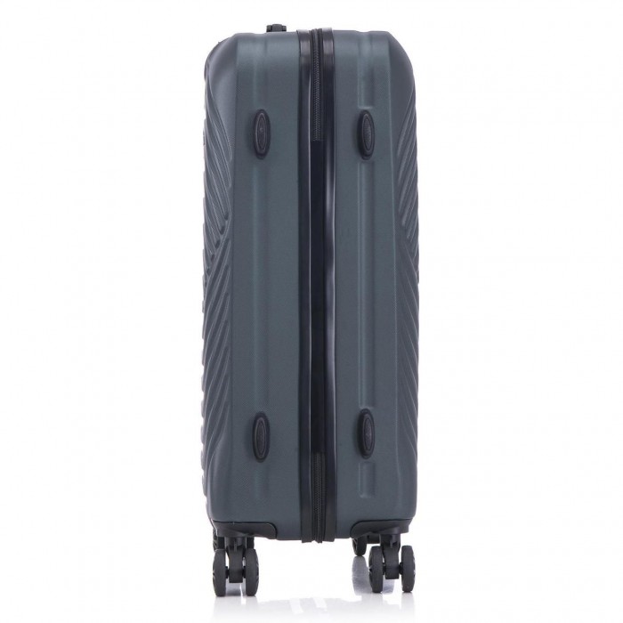 Чемодан Semi Line 28" L Темно-синій-Зелений T5865-3 з кодовим замком 4 колеса 110 л жорсткий корпус легкий 4.15 кг