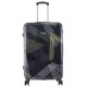 Чемодан Semi Line 28" L Чёрный Узоры T5651-3 с кодовым замком, 4 колеса, объём 97 л, жёсткий корпус