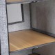 Кемпинговая кухня Bo-Camp Hampton Антрацит 85х48 см столешница МДФ 6 полок алюминиевый каркас