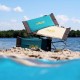 Розкладной стульчик Uquip Fancy Sand/Grey 244041 для кемпинга и рыбалки, стальной каркас, 100 кг, Ripstop