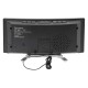 Настольные часы с радио Technoline WT460 - цифровой FM-радиоприемник с будильником черный/серебристый LED