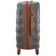 Чемодан Semi Line 28" L Графіт T5707-3 102 л ABS-пластик 4 колеса з кодовим замком та розширенням на 15%
