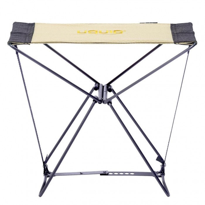 Розкладной стульчик Uquip Fancy Sand/Grey 244041 для кемпинга и рыбалки, стальной каркас, 100 кг, Ripstop
