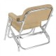Сиденье алюминиевое судовое в лодку катер и яхту Aluminum Folding Chair песочное складное новое для яхт и
