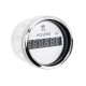 Цифровой счетчик моточасов судовой для лодки и катера I GAUGE 52MM белый LED дисплей хромированная рамка