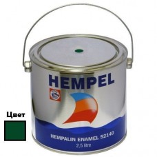 Фарба HEMPALIN ENAMEL зелена 2.5 л алкідна для сталевих та дерев'яних поверхонь атмосферостійка