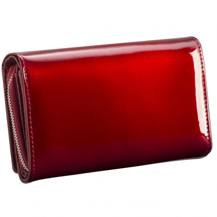Женский кожаный кошелек Semi Line RFID Красный P8229-2 с 3 отделениями для купюр и 12 слотами для карт с защи