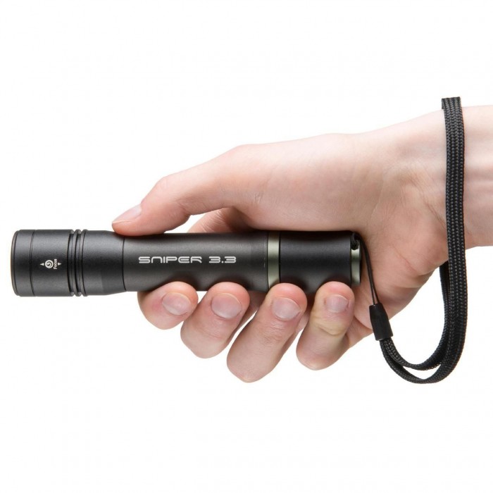 Тактический фонарь Mactronic Sniper 3.3 1020 Лм USB Powerbank Type-C для охоты и кемпинга, 5 режимов, IPX6