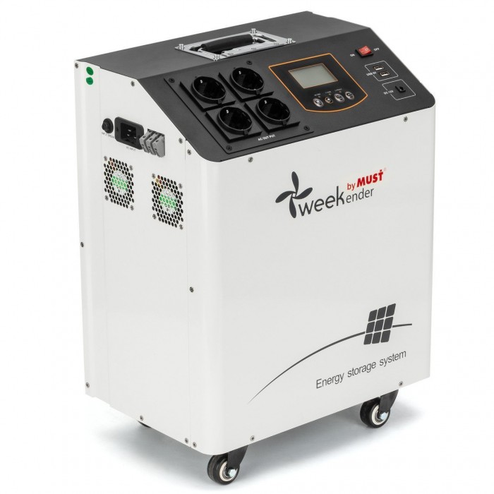 Зарядна станція WEEKENDER by MUST HBP18-2024 2KW 1920WH LiFePO4 кількість циклів 5000 HBP18-2024