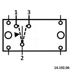 Выключатель клавишный CARLING SWITCH Contura II IP56 ON-OFF-ON 4-клеммный влагозащищенный 20А 50000 циклов