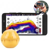 Эхолот для рыбалки Phiradar BT100 Bluetooth соединение к смартфону однолучевой Обзор 90° дистанция 40 метров