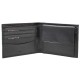 Мужское кожаное портмоне Semi Line RFID Черное P8265-0 стильное с защитой от считывания, 2 купюры, 4 карты