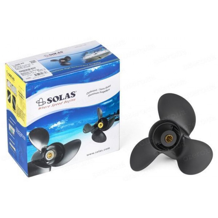Гвинт для човнового мотора Suzuki 10.3×12 58100-96430-019 SOLAS 4211-103-12 алюмінієвий 3 лопаті