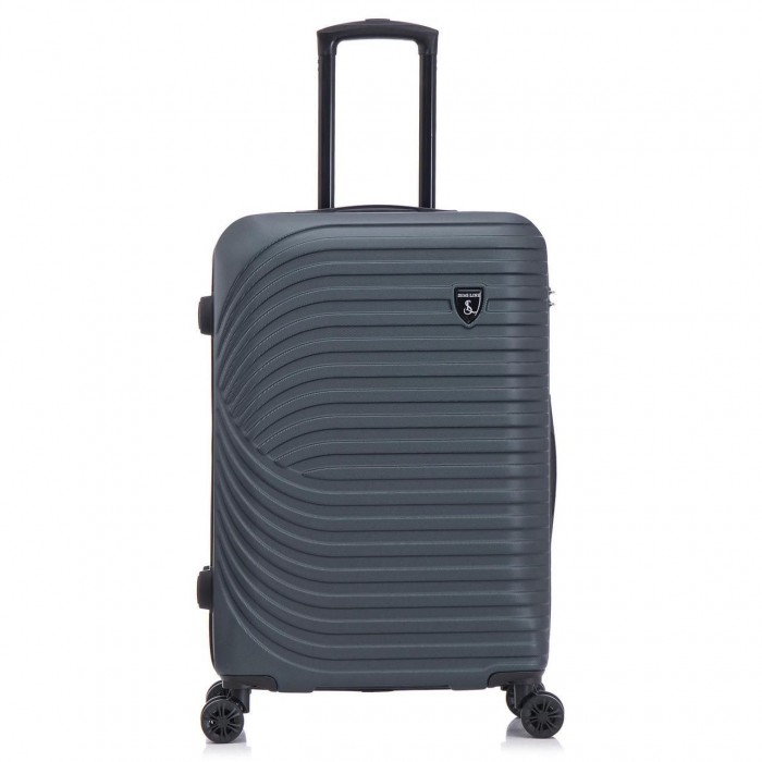 Чемодан Semi Line 28" L Темно-синій-Зелений T5865-3 з кодовим замком 4 колеса 110 л жорсткий корпус легкий 4.15 кг
