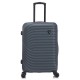 Чемодан Semi Line 28" L Темно-синій-Зелений T5865-3 з кодовим замком 4 колеса 110 л жорсткий корпус легкий 4.15 кг