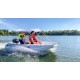 Kolibri Sea Cat KM-380CM катамаран, світло-сірий
