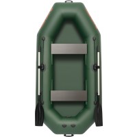 Колібрі К-260Т (Kolibri K-260T) зелений надувний гребний човен, без настилу