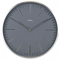 Настенные часы Technoline WT7215 Grey кварцевые беззвучные 290 мм для кухни, спальни и офиса