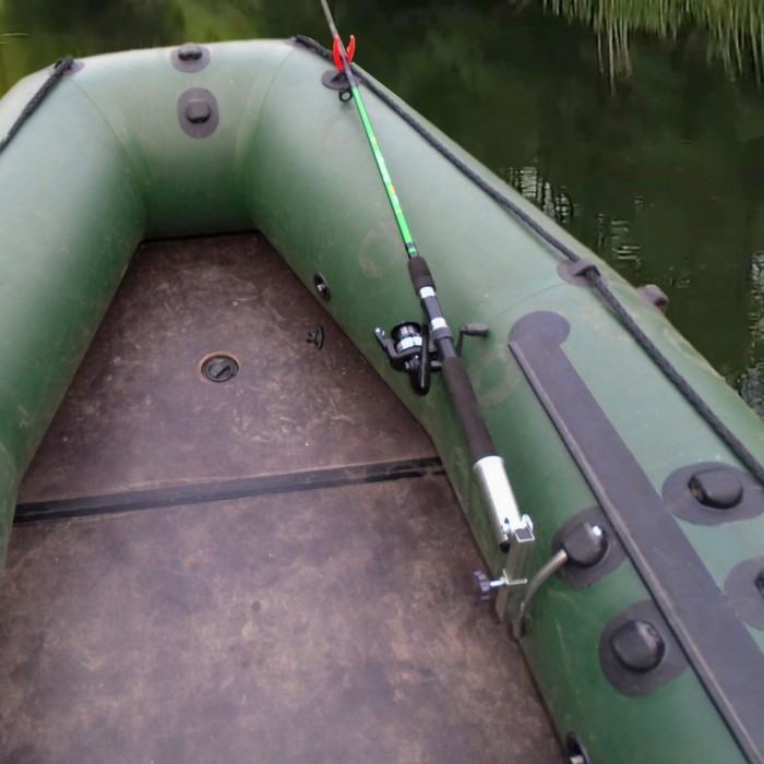 Утримувач спінінга на човен ПВХ BVS Fishing Feeder знімний кронштейн універсальний для спінінгів до 29