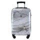 Чемодан Semi Line 20" S Білий Мрамор T5731-1 жорсткий на 4 колесах з кодовим замком для ручної поклажі 41 л