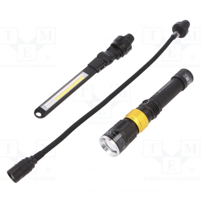 Професійний ліхтар Mactronic Beemer 4 350 Lm з USB зарядкою, UV світло, акумулятор 18650, алюмінієвий