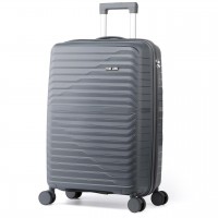 Чемодан Semi Line 20" S Графит T5781-1 полипропилен 4 колеса кодовый замок ручная кладь 34 л легкий