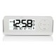 Настольные часы Technoline WT498 White с радиоуправляемым временем и функцией термометра, 2 будильника