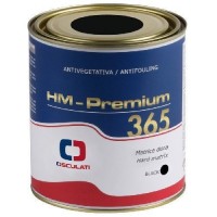 Необрастаюча фарба HM Premium 365 чорного кольору Оскулати 750 мл для будь-яких корпусів без міді, час висихання 6 годин
